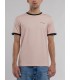 Tee shirt mc teddy smith 705crosepastel