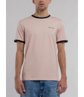 Tee shirt mc teddy smith 705crosepastel