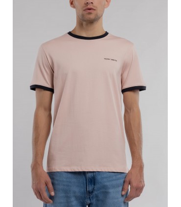 Tee shirt mc teddy smith 705crosepastel