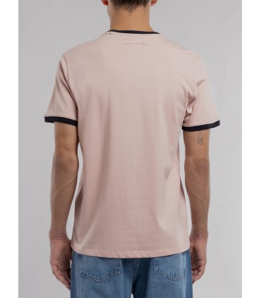 Tee shirt mc teddy smith 705crosepastel
