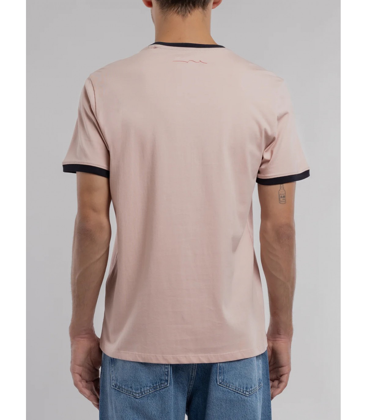 Tee shirt mc teddy smith 705crosepastel