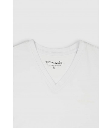 Tee shirt mc teddy smith 202blanc