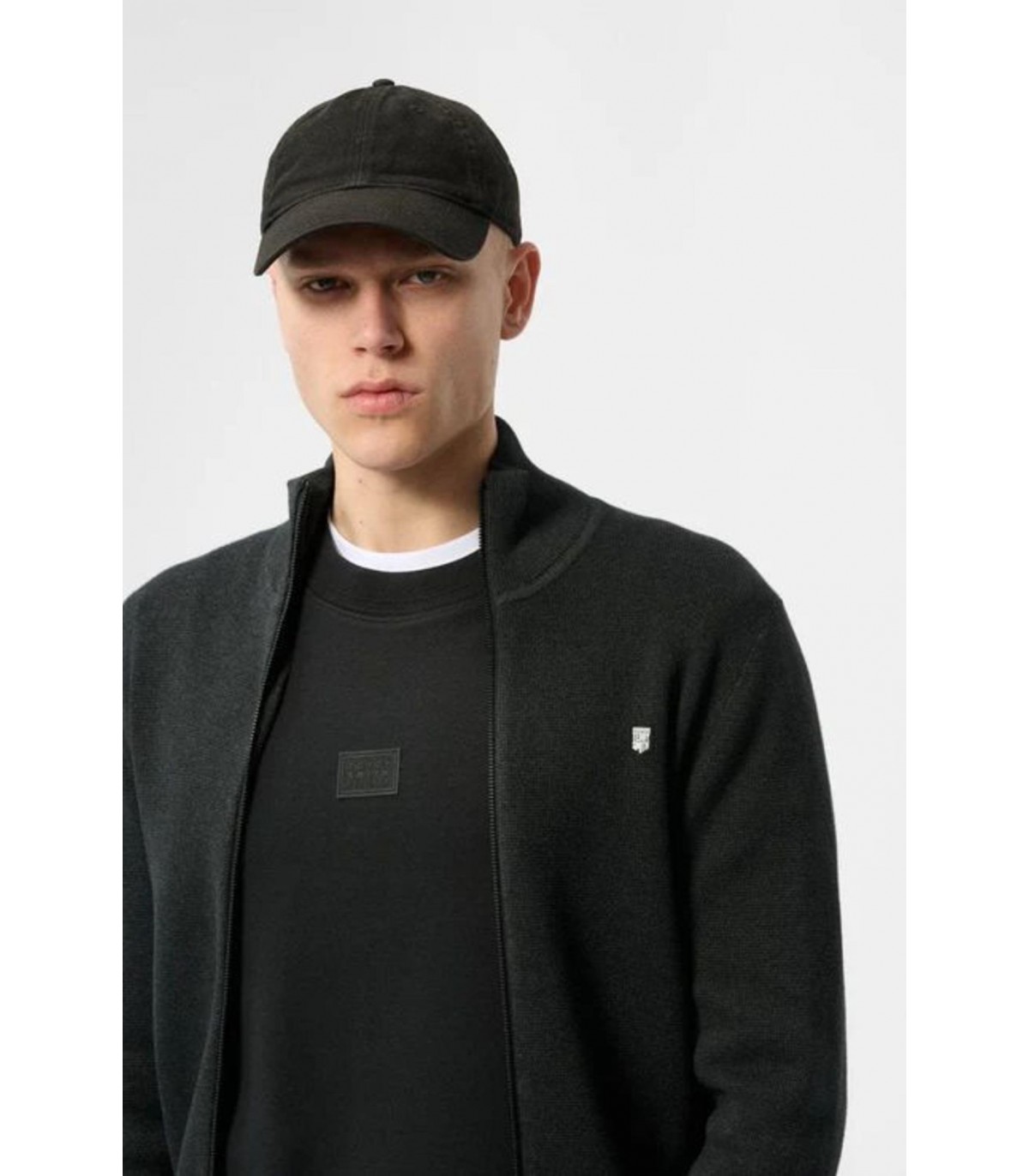 Gilet zippe teddy smith 125amelblak