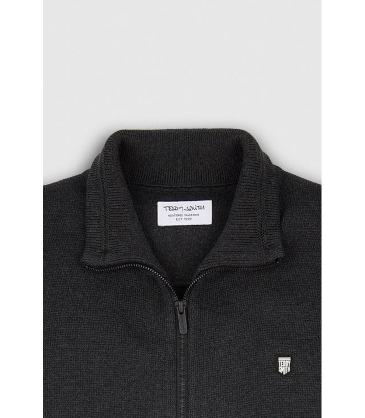 Gilet zippe teddy smith 125amelblak
