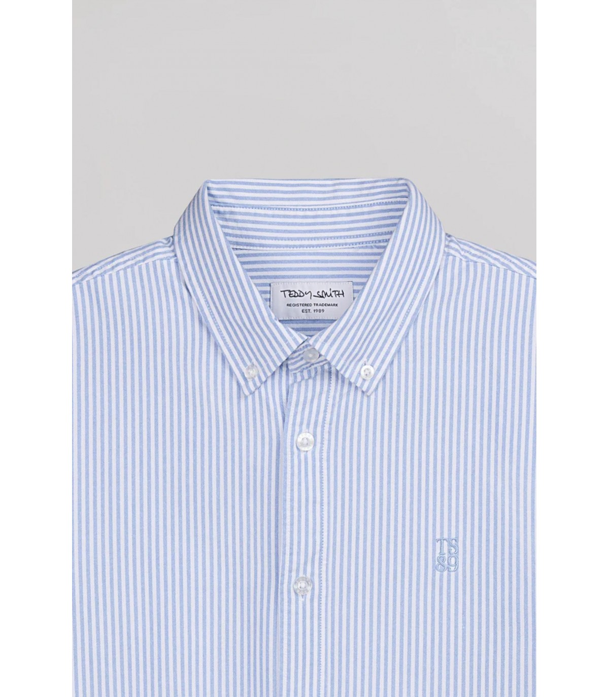 Chemise ml teddy smith 322dpastelblue