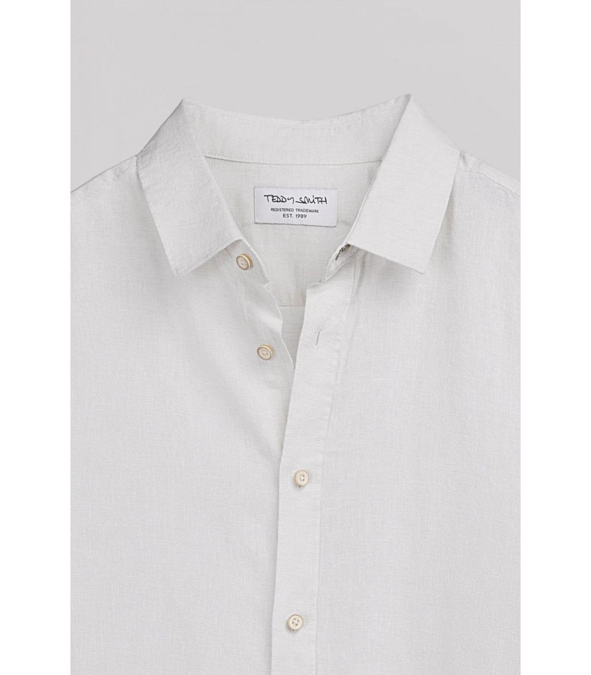 Chemise mc teddy smith 298bbeigeclair