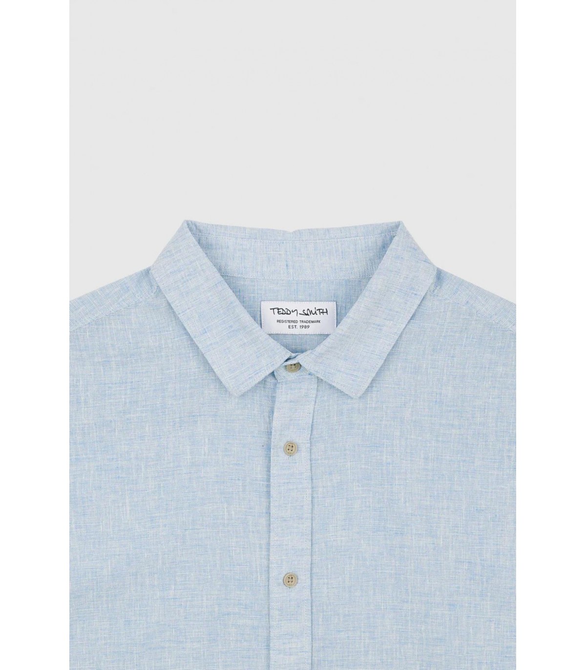 Chemise mc teddy smith 322dbluepastel