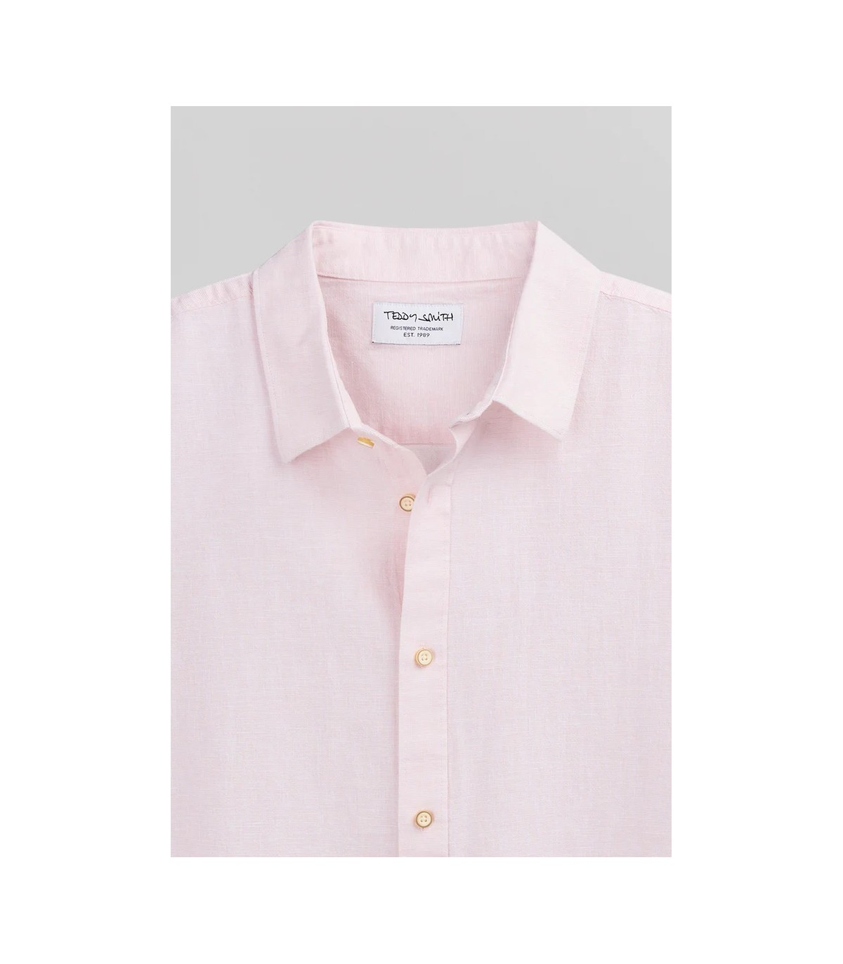 Chemise mc teddy smith 705crosepastel