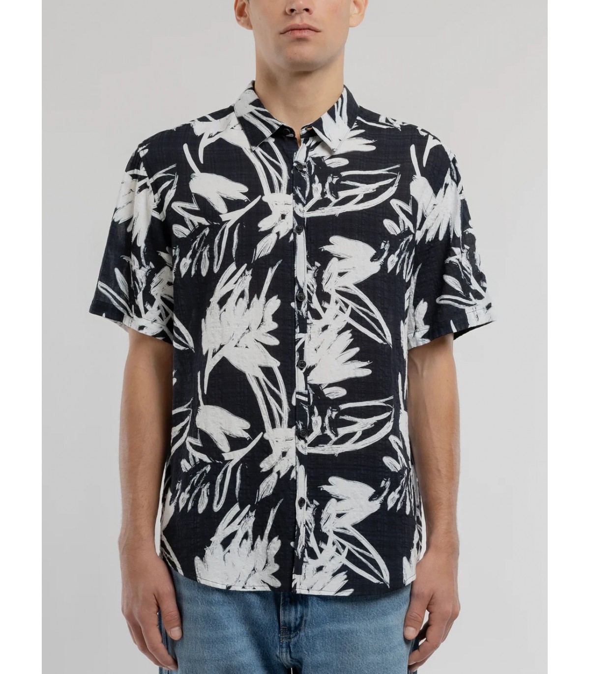 Chemise mc teddy smith 351darknavy