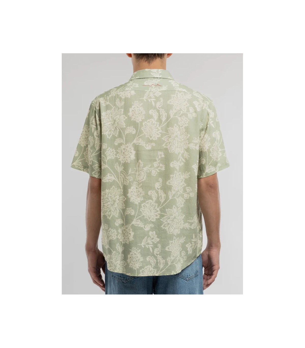 Chemise mc teddy smith 428bvertsauge