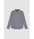 Chemise ml teddy smith 202fblanc/blue
