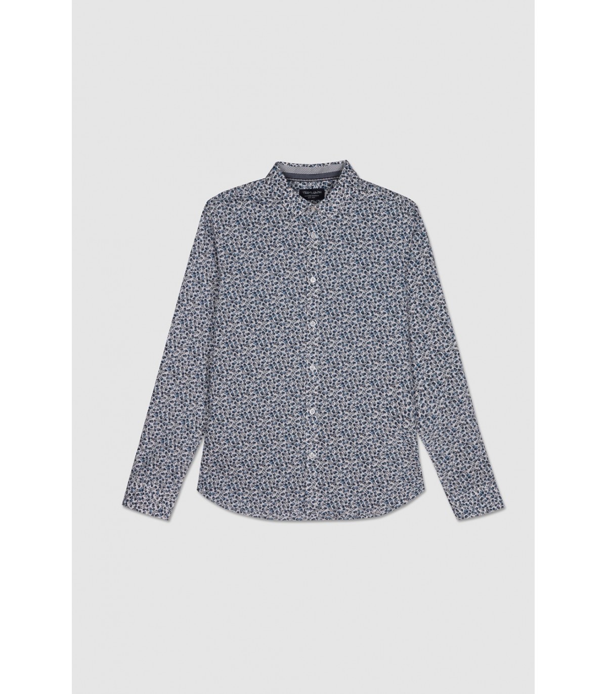 Chemise ml teddy smith 202fblanc/blue