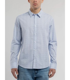 Chemise ml teddy smith 202w3blanc/microdots