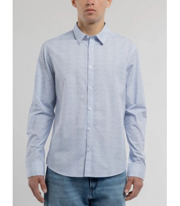 Chemise ml teddy smith 202w3blanc/microdots