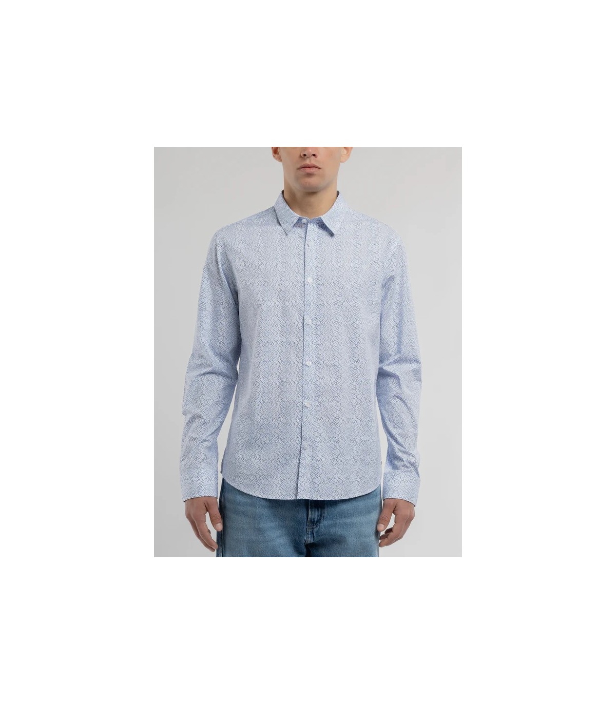 Chemise ml teddy smith 202w3blanc/microdots