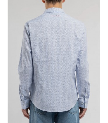 Chemise ml teddy smith 202w3blanc/microdots