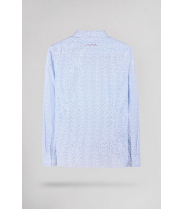 Chemise ml teddy smith 202w3blanc/microdots