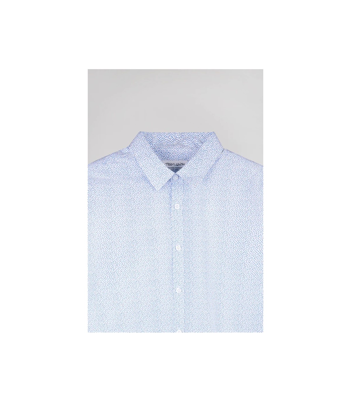 Chemise ml teddy smith 202w3blanc/microdots