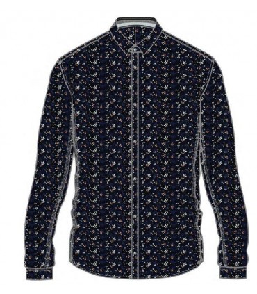Chemise ml teddy smith 303jrnavy/floral