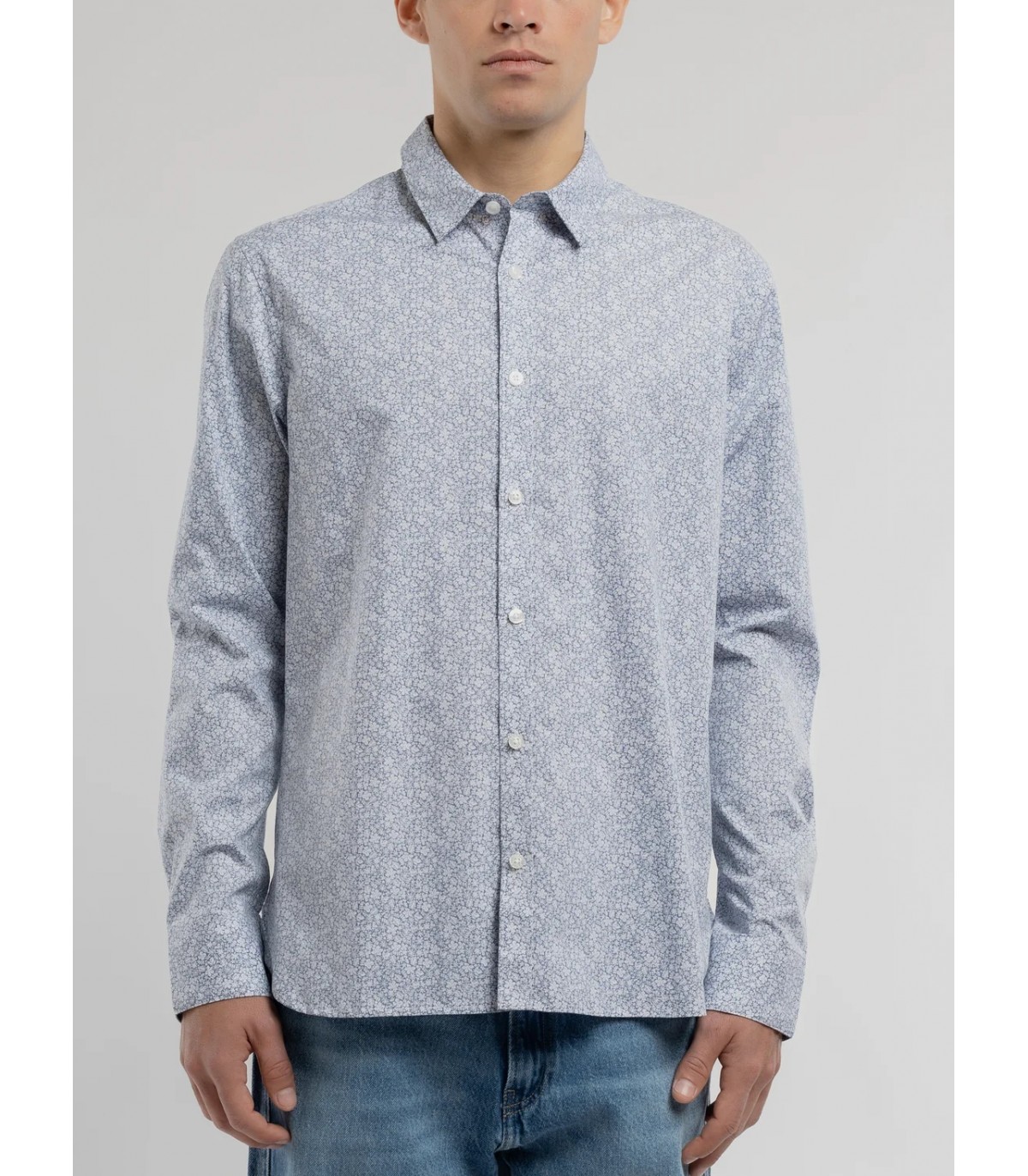 Chemise ml teddy smith 351h1darknavyfloral