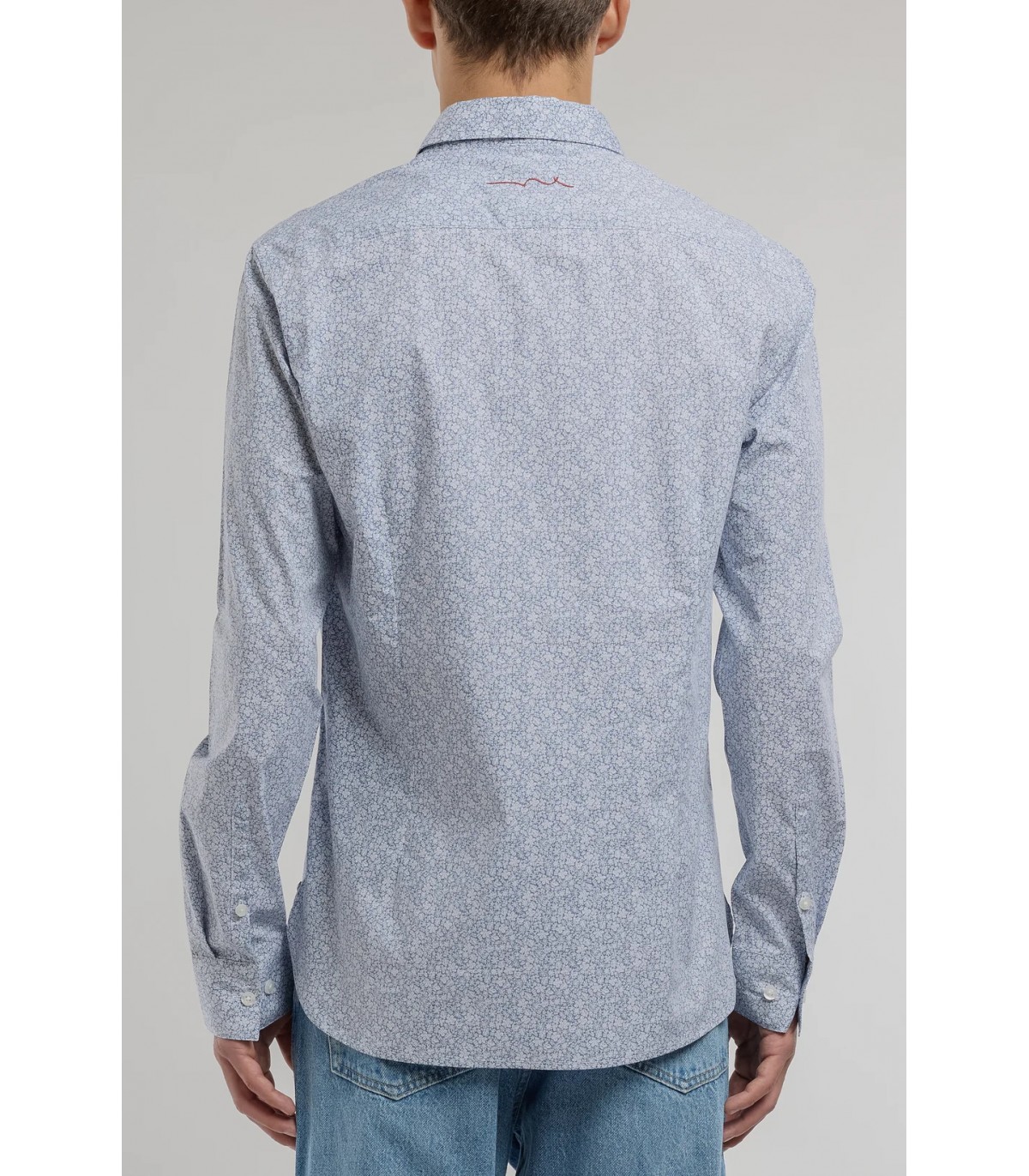 Chemise ml teddy smith 351h1darknavyfloral