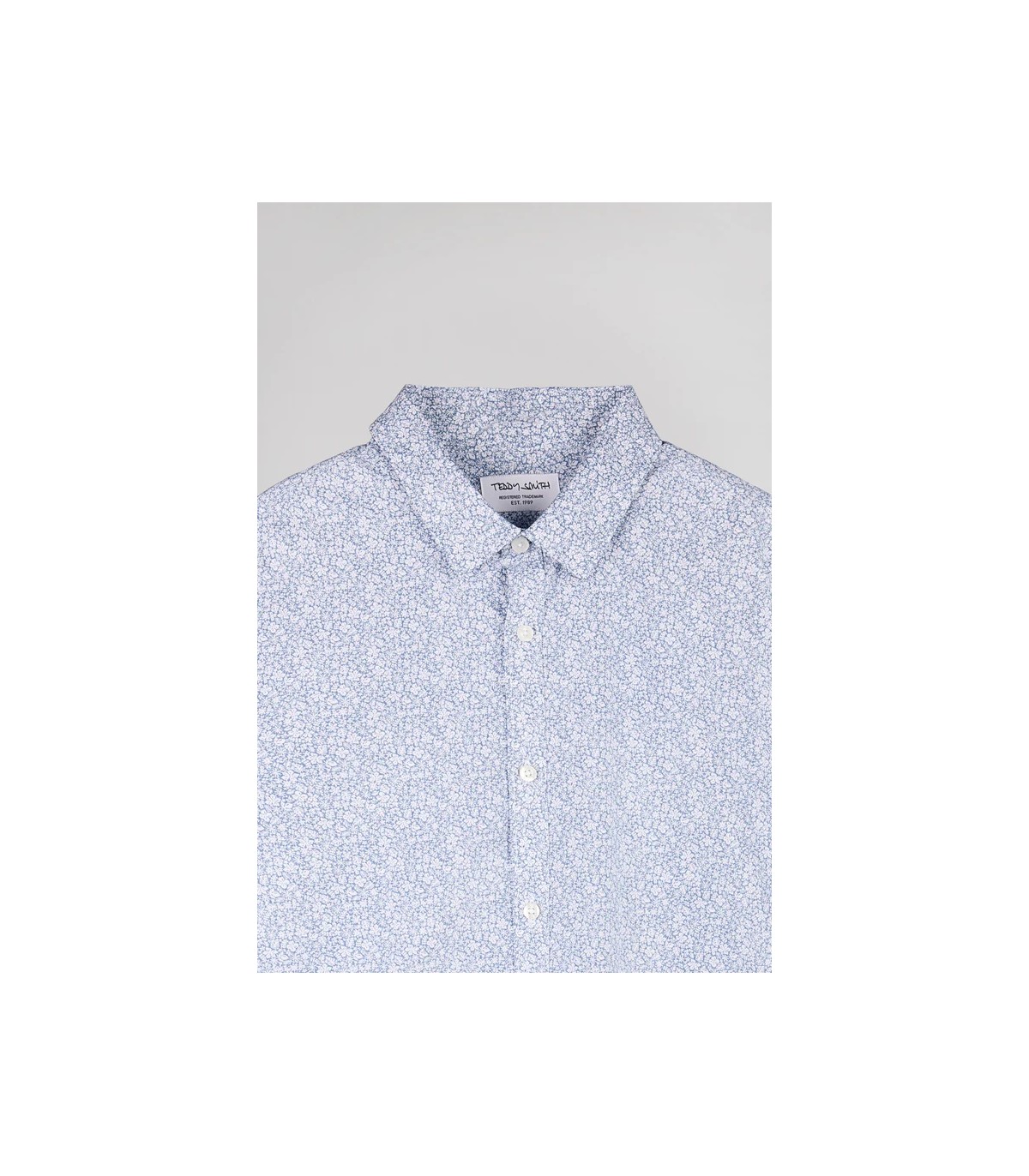 Chemise ml teddy smith 351h1darknavyfloral