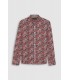 Chemise ml teddy smith 778b2rouge/floral