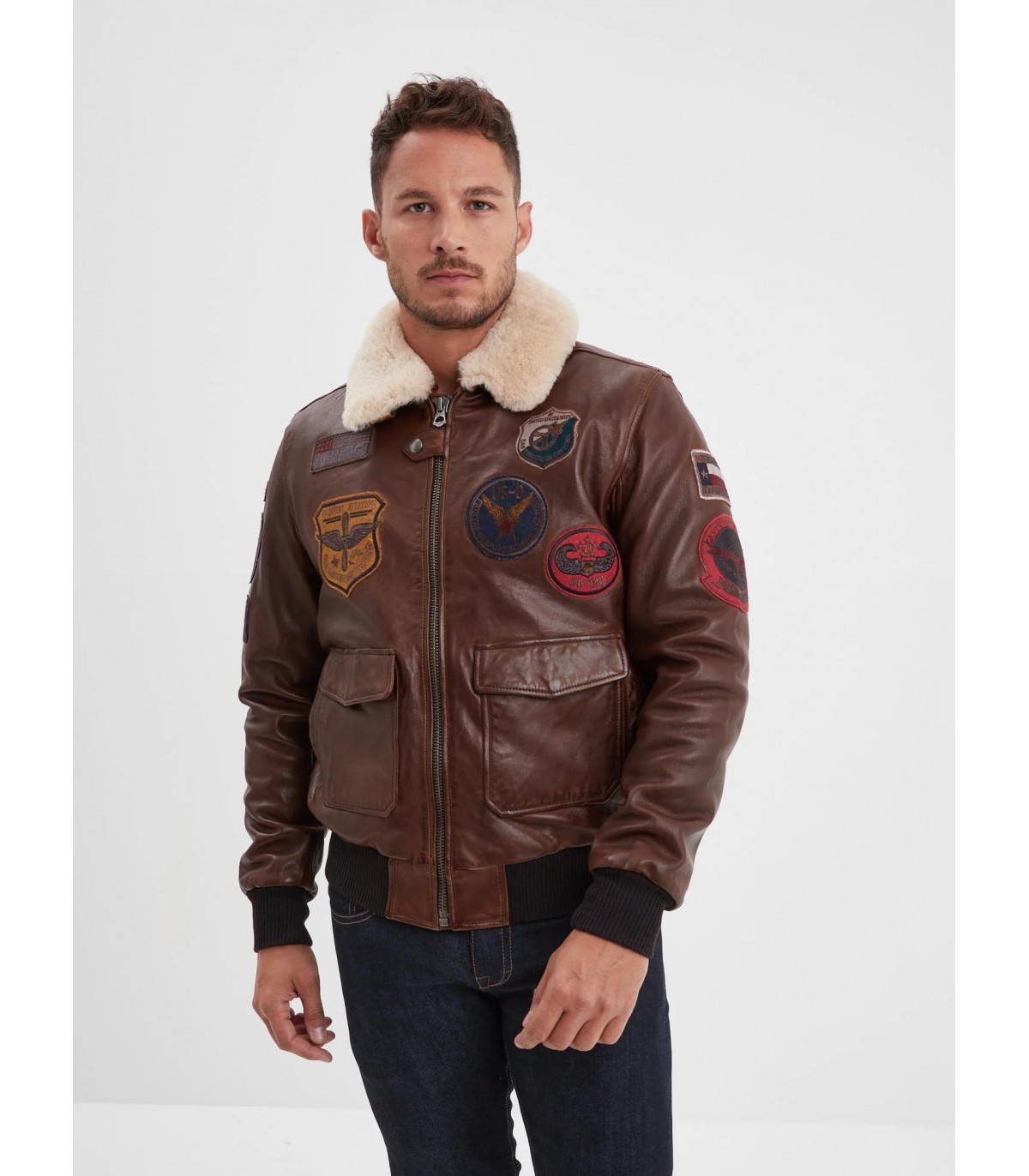 Blouson daytona bison