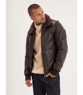 Blouson daytona brown