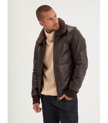 Blouson daytona brown