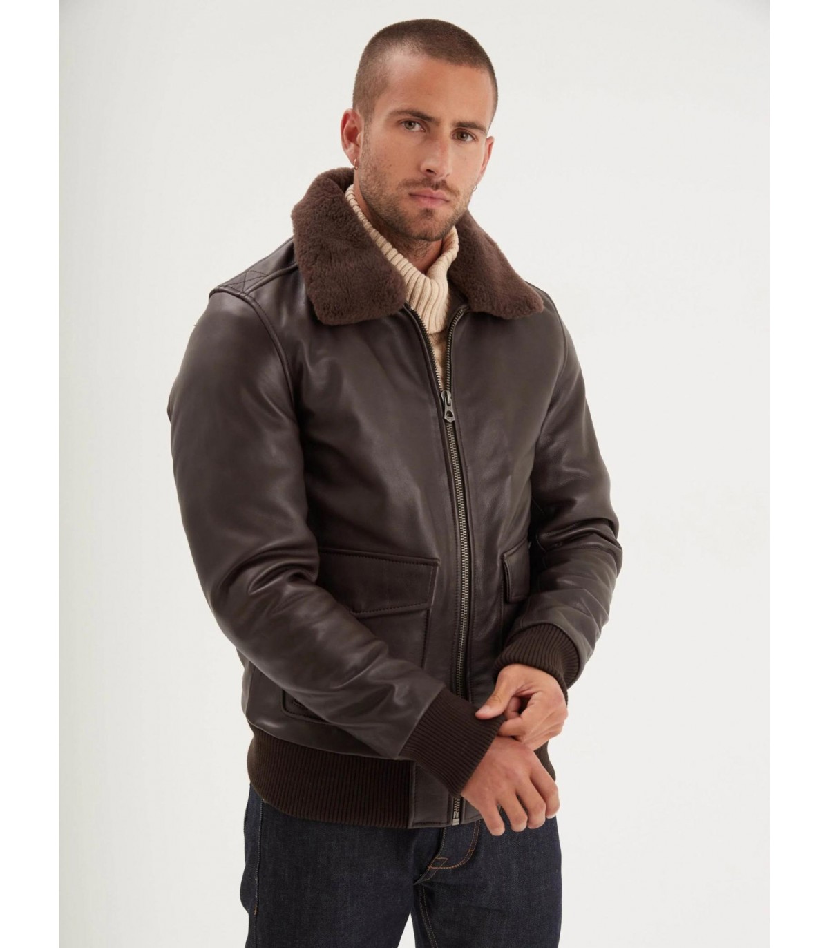 Blouson daytona brown