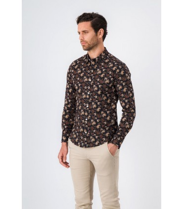 Chemise ml teddy smith 133acharbon