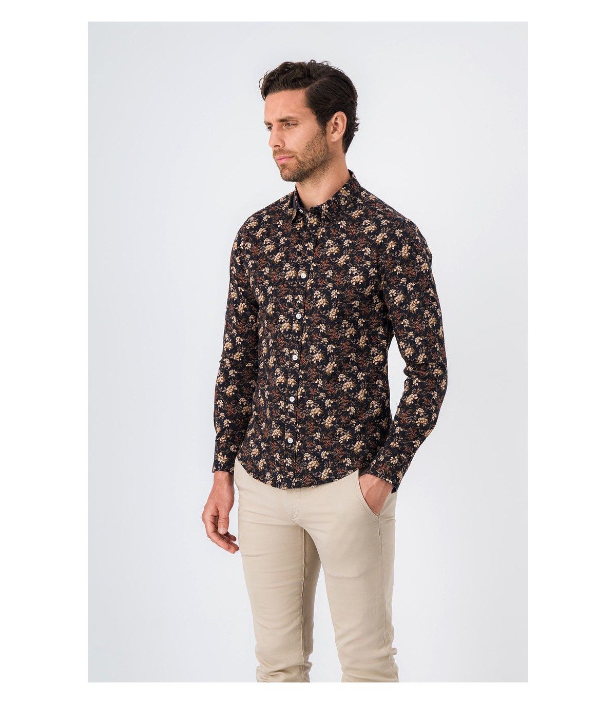 Chemise ml teddy smith 133acharbon