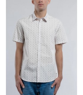 Chemise mc teddy smith 219jmiddlewhite1