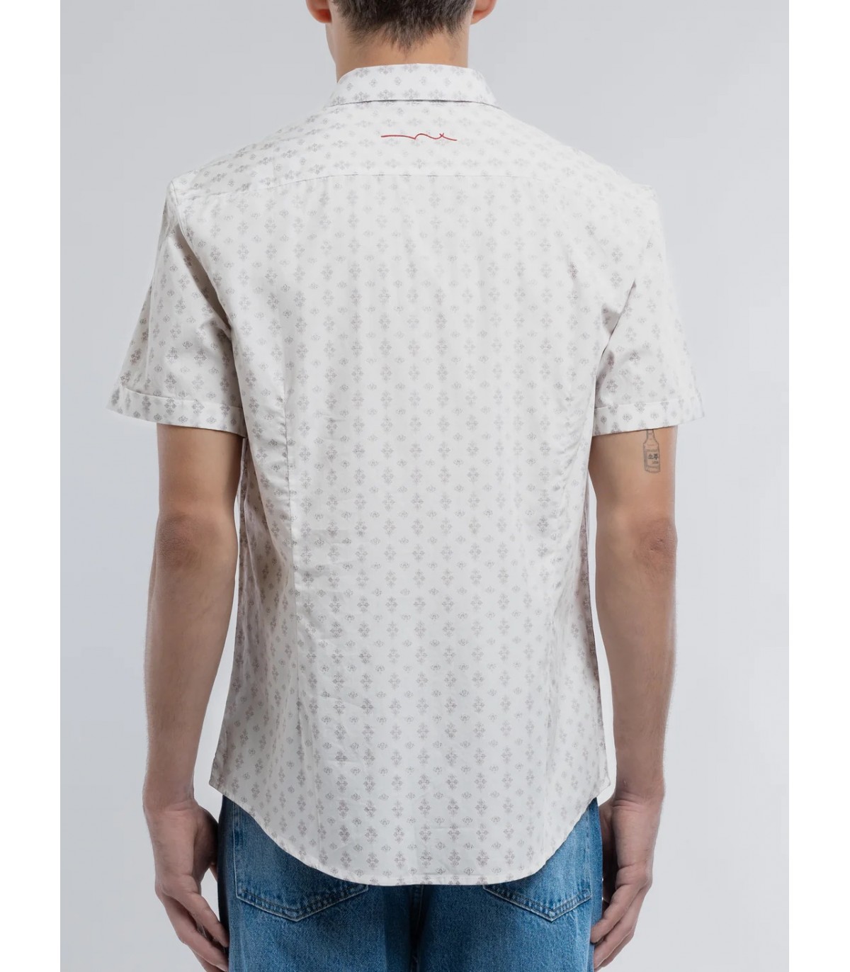 Chemise mc teddy smith 219jmiddlewhite1