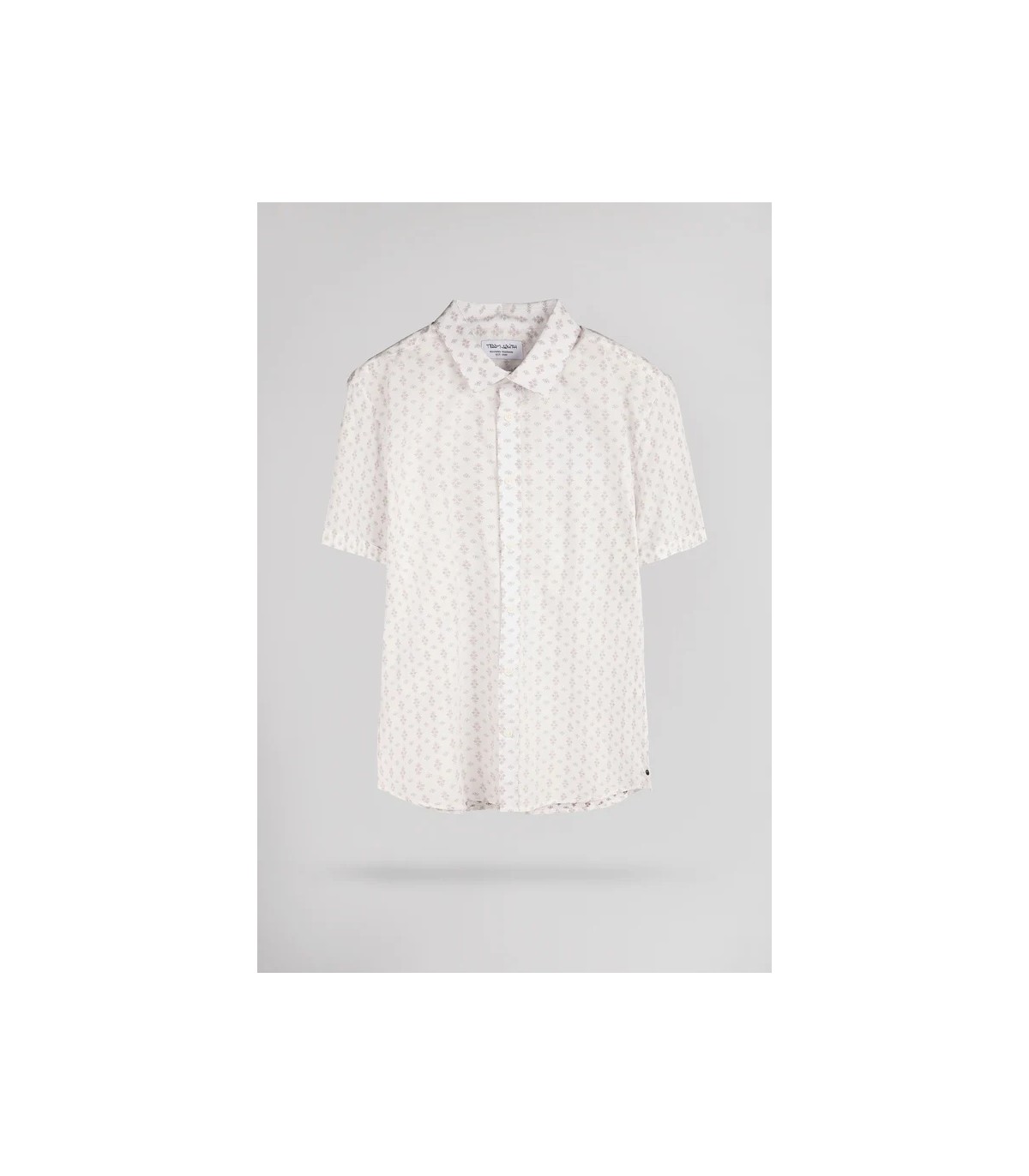 Chemise mc teddy smith 219jmiddlewhite1