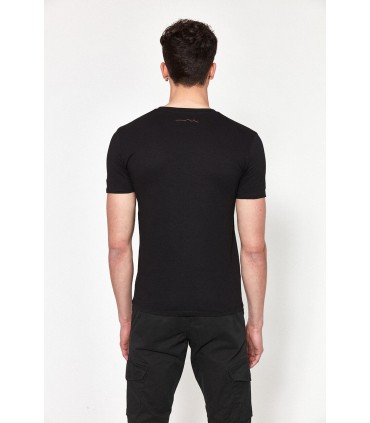 Tee shirt mc teddy smith 171s3noir/gold