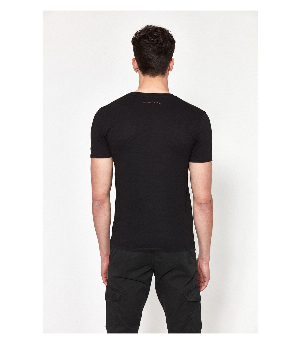 Tee shirt mc teddy smith 171s3noir/gold