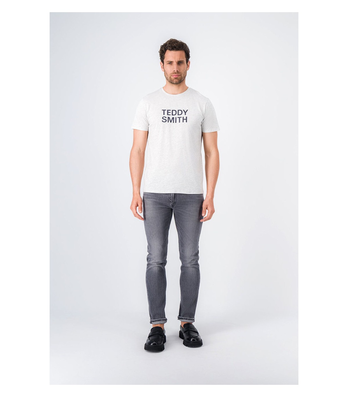 Tee shirt mc teddy smith 171s3noir/gold