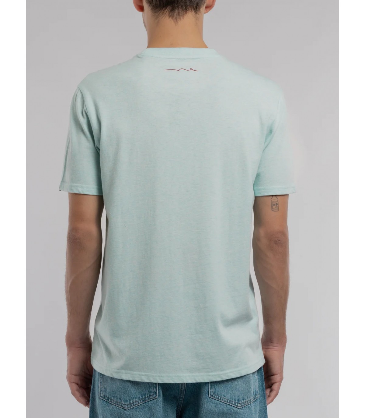 Tee shirt mc teddy smith 410kmentholgrindle