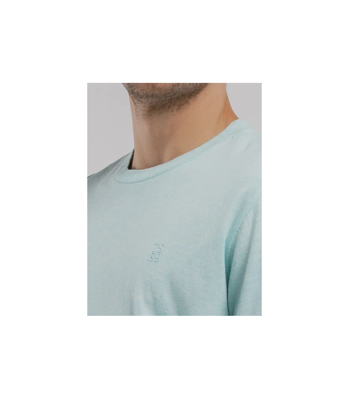 Tee shirt mc teddy smith 410kmentholgrindle