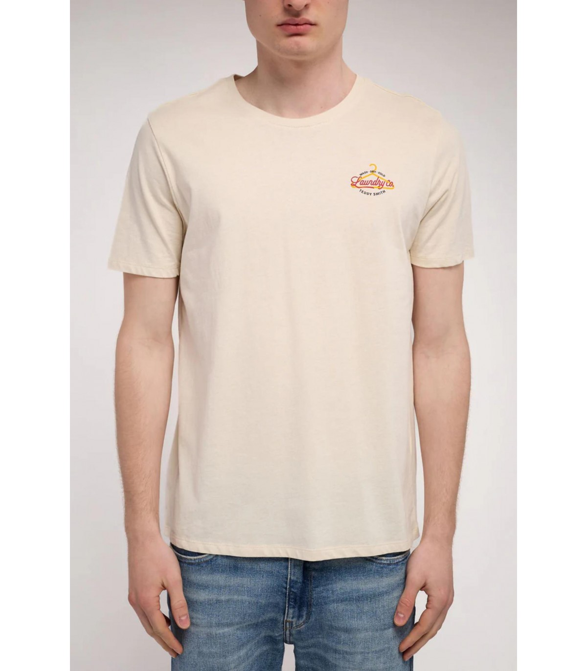 Tee shirt mc teddy smith 230cream