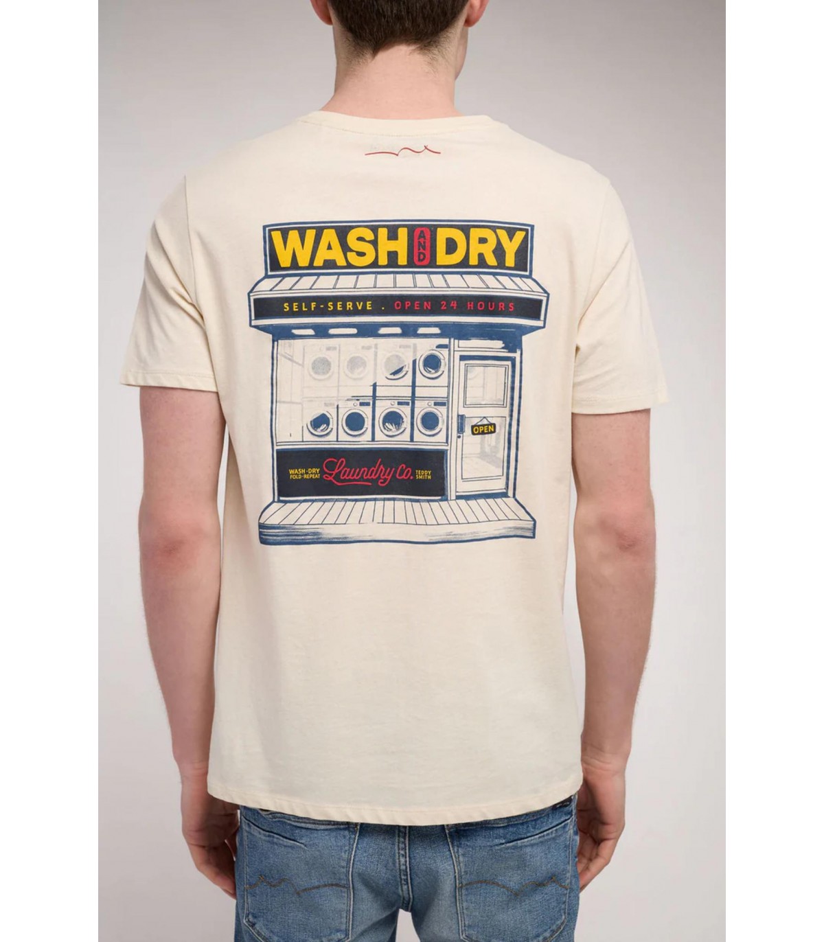 Tee shirt mc teddy smith 230cream
