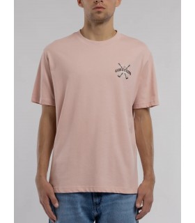 Tee shirt mc teddy smith 705crosepastel