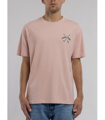 Tee shirt mc teddy smith 705crosepastel