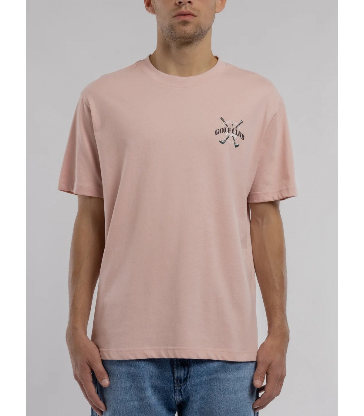 Tee shirt mc teddy smith 705crosepastel