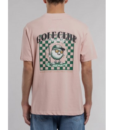 Tee shirt mc teddy smith 705crosepastel