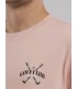 Tee shirt mc teddy smith 705crosepastel