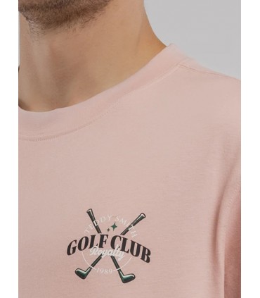 Tee shirt mc teddy smith 705crosepastel