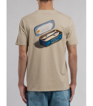 Tee shirt mc teddy smith 222beige